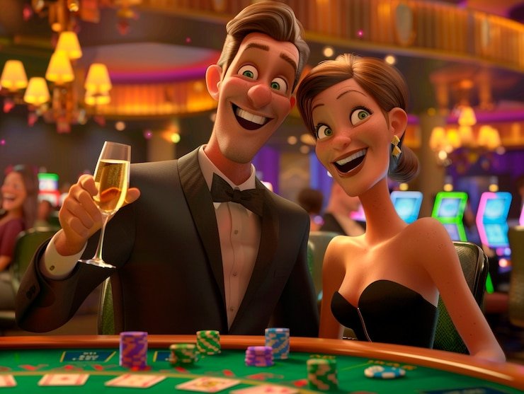 Antarmuka permainan Relax Gaming di platform dam88 menampilkan dealer hidup dan meja interaktif